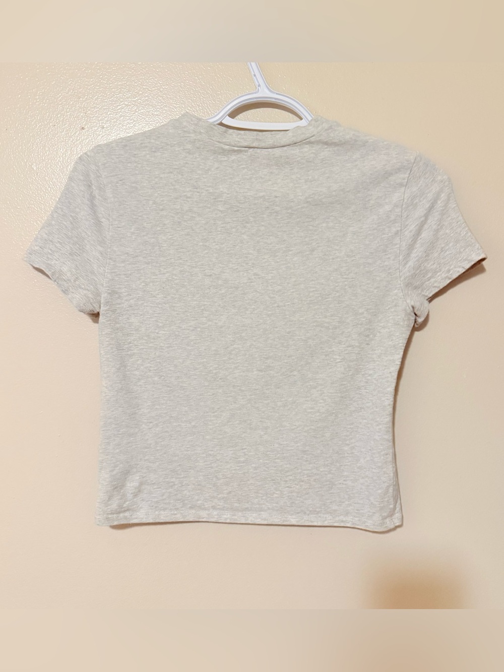 Abercrombie & Fitch Heather Gray Short Sleeve Crew Tee - Picture 2 of 3